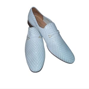 Galleria Palm Desert made in Spain white leather loafers 10.5 N